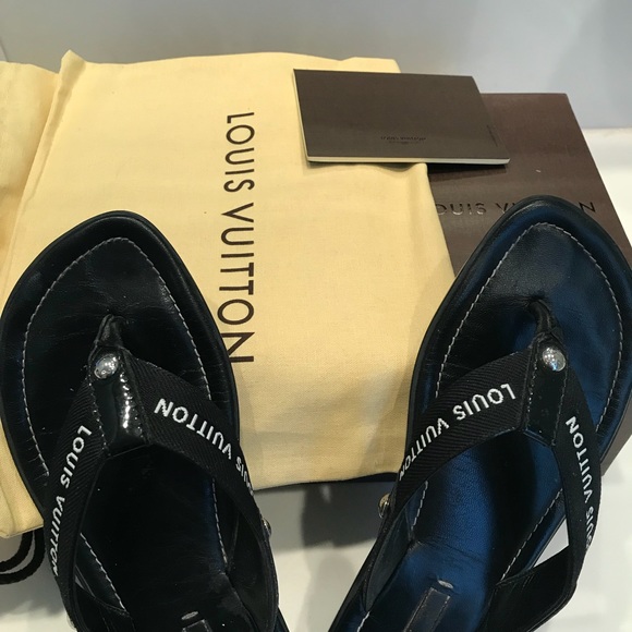 Louis Vuitton Black Sandals size 36 - Picture 3 of 5